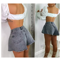 "Good Girl Gone Bad" denim shorts