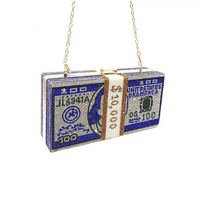 “Blinged out” money handbag (more colors)