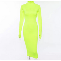 "Chiffon" long sleeve dress (more colors)