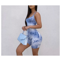 “What Bra” tie dye jumpsuit (more colors)