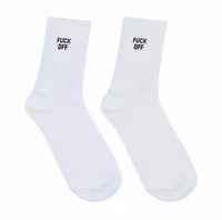 “F off” socks